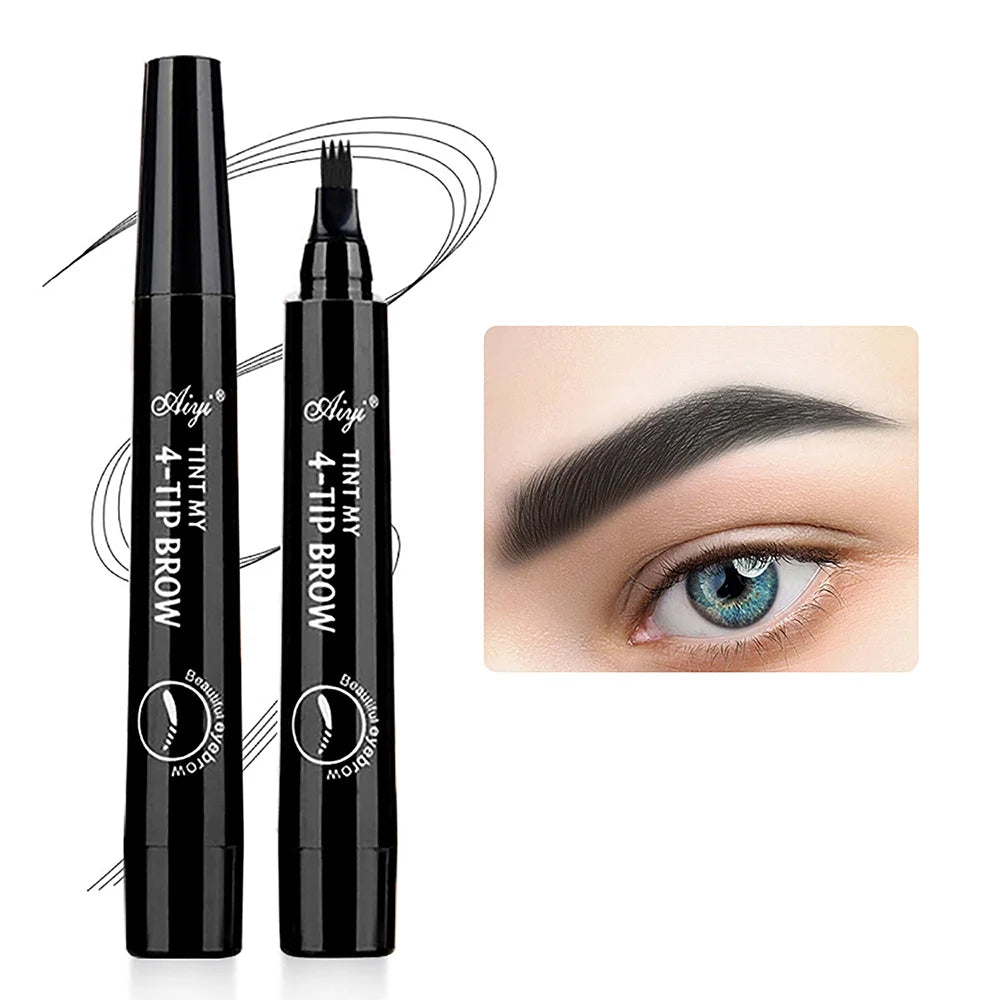 Microblading Brow Pencil – (4-Fork ) – Waterproof, Natural, Long-Lasting✨