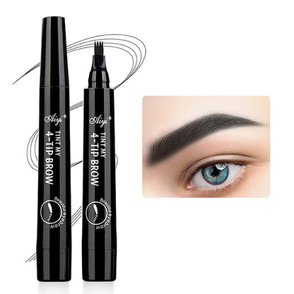 Microblading Brow Pencil – (4-Fork ) – Waterproof, Natural, Long-Lasting✨