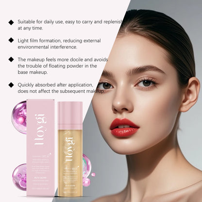 Hoygi SPF 50+ Setting Spray – Matte Oil-Control Makeup Fixer with Waterproof Long-Lasting Sun Protection✨