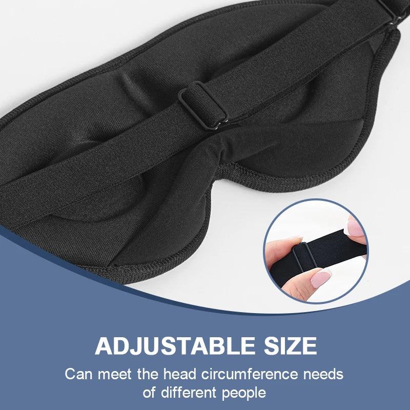 3D Contoured Sleep Eye Mask – Memory Foam Blackout Eye Mask😴✈️