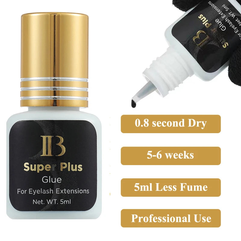 IB Super Plus – Lash Glue – Fast-Dry, Long-Lasting Professional Adhesive✨