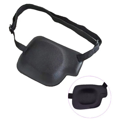 Black Single Eyepatch – Blindfold Adjustable Eye Mask 🖤😴