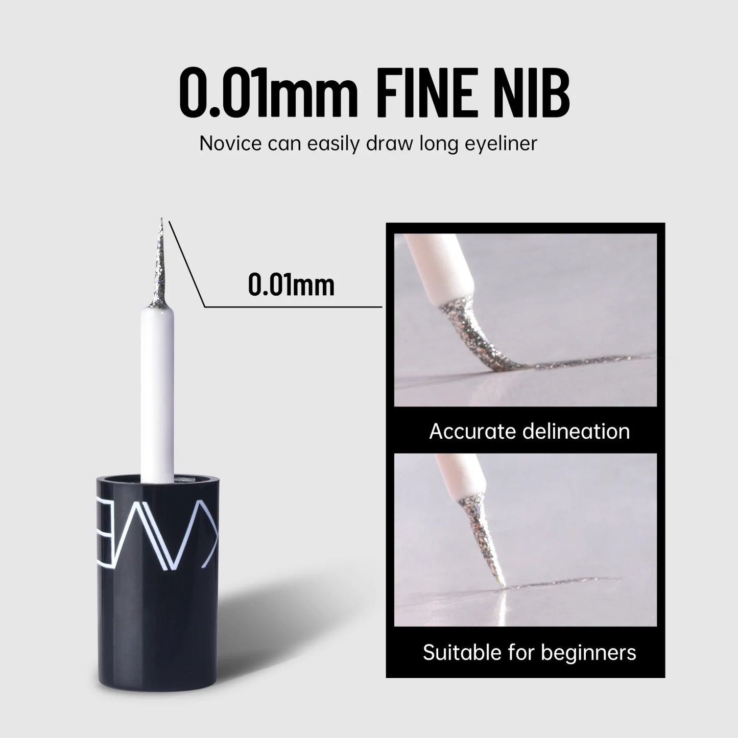 Diamond Shimmer Liquid – Eyeliner Pen – Waterproof, Quick-Dry, Long-Lasting (9-Colors)✨