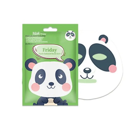Cartoon Facial Sheet Mask (1pc / 7Pcs)– Dog, Panda & Pig Designs🐼🐶🐷✨