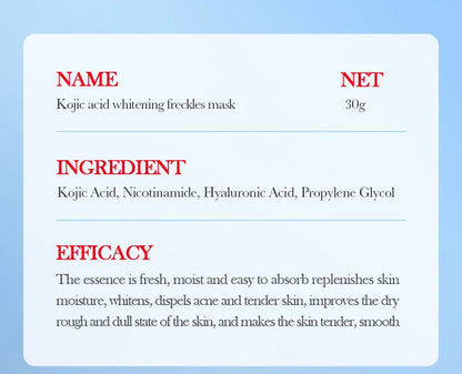 Sadoer Kojic Acid – Sheet Face Masks (10Pcs)✨