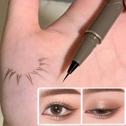 Slim Brown Liquid – Eyeliner – Waterproof, Smudge-Proof, Long-Lasting✨