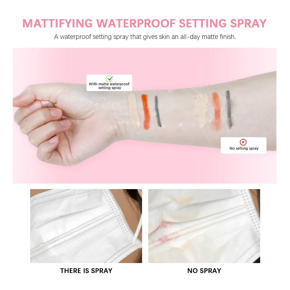 Mattifying Setting Spray – – Waterproof Oil Control Makeup Fixer✨