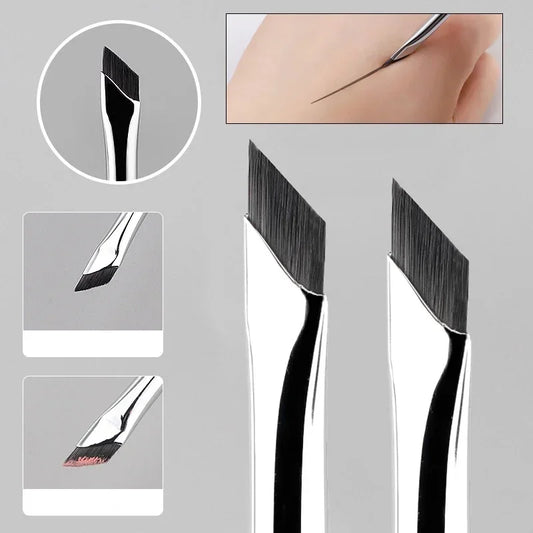 Karsyngirl Ultra-Thin Angled – Eyeliner & Eyebrow Brush Set – Precision✨