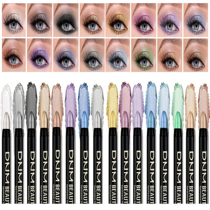 16-Color Pearlescent Glitter – Eyeliner Set – Waterproof Long-Lasting Smudge-Proof Liquid Eye Makeup✨