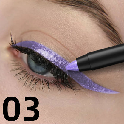 Metallic Eyeliner Pen – – Waterproof, Shimmer, High-Pigment (10-Color )✨