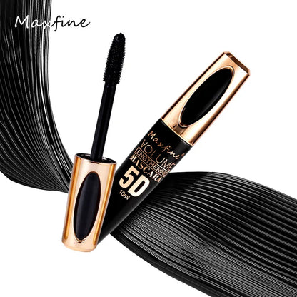Silk Mascara 5D– Waterproof Lengthening &amp; Volumizing Black Lash Mascara✨