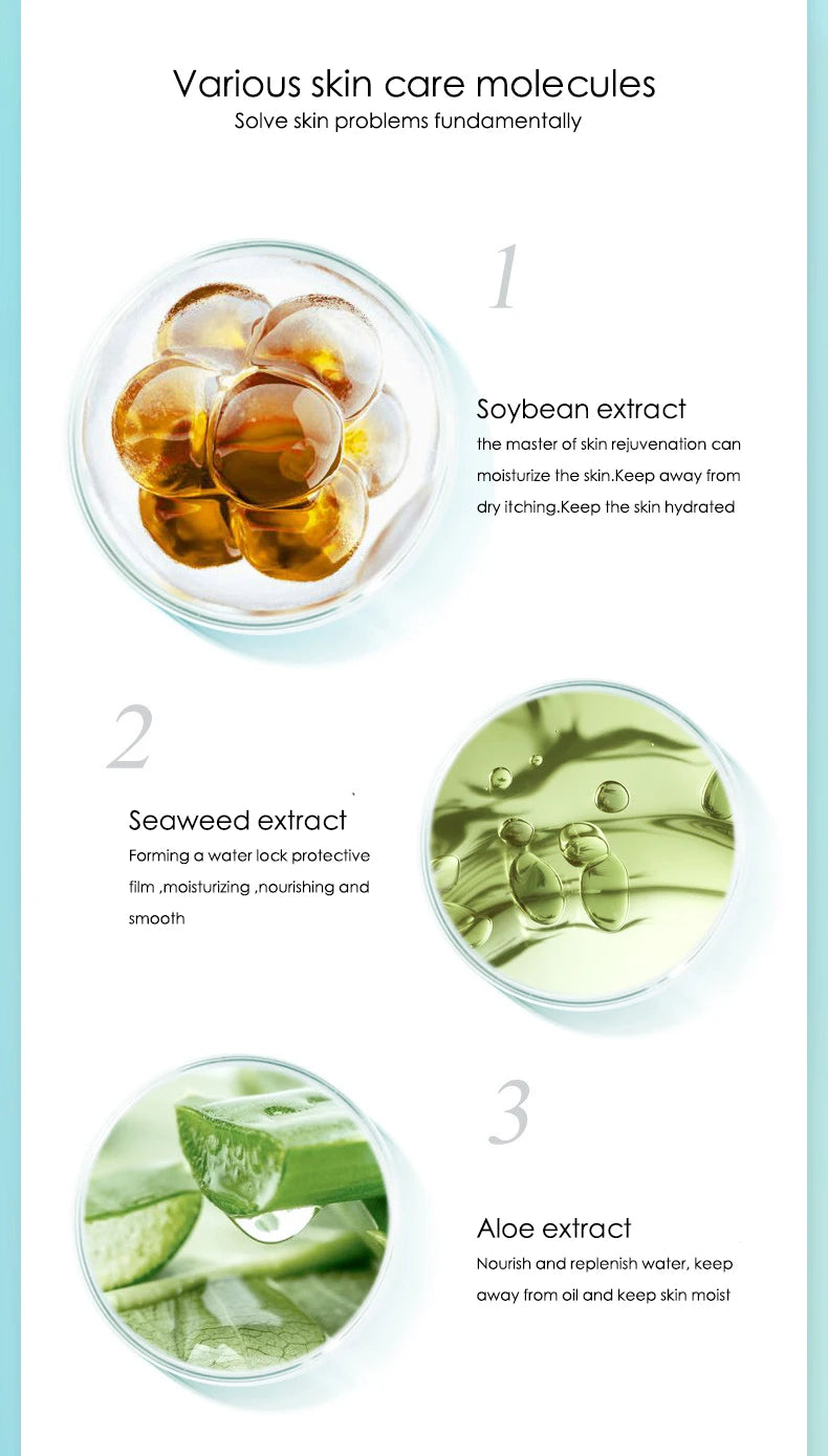Hyaluronic Acid - Sheet Face Masks  (10pcs ) 💧✨