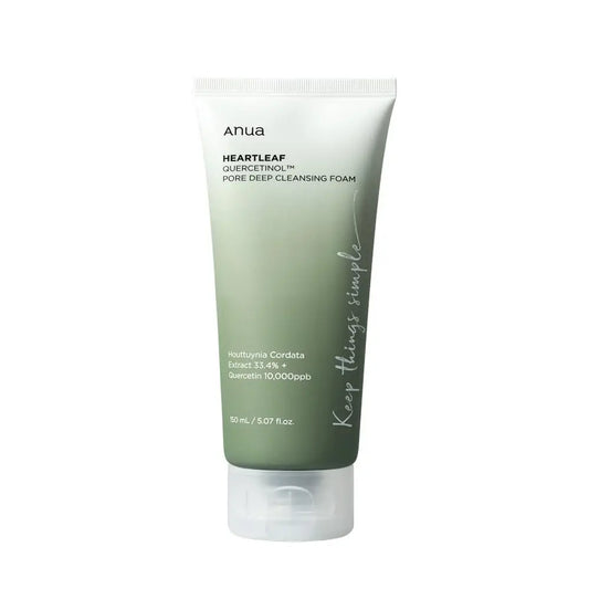 ANUA Heartleaf Pore Deep Cleansing Foam – BHA & Hyaluronic Acid Cleanser