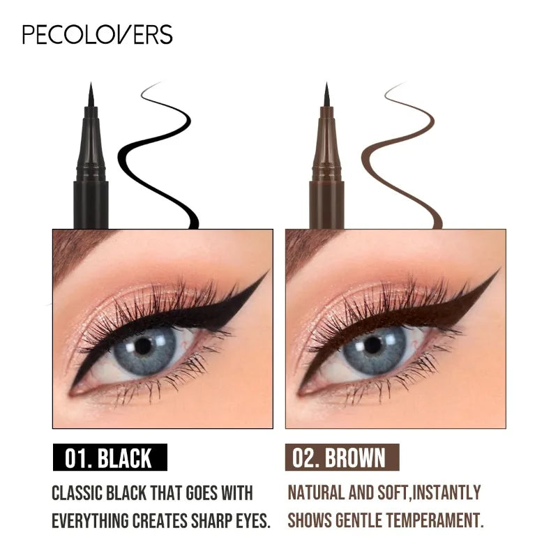 5Pcs Luxury Black – Liquid Eyeliner Pen Set – Waterproof, Long-Lasting✨