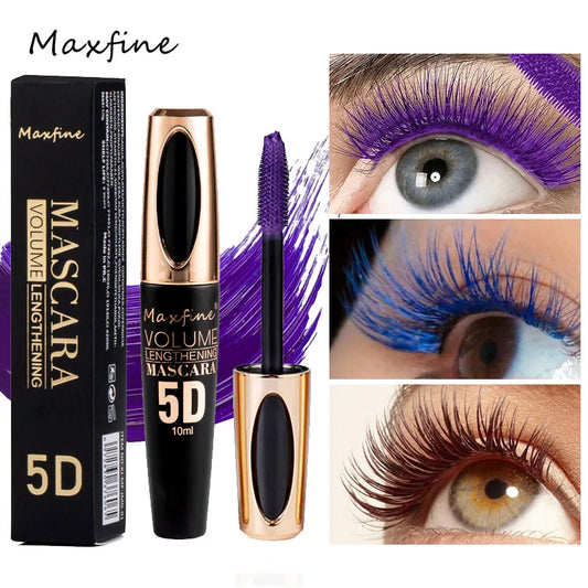 Silk Mascara 5D– Waterproof Lengthening &amp; Volumizing Black Lash Mascara✨