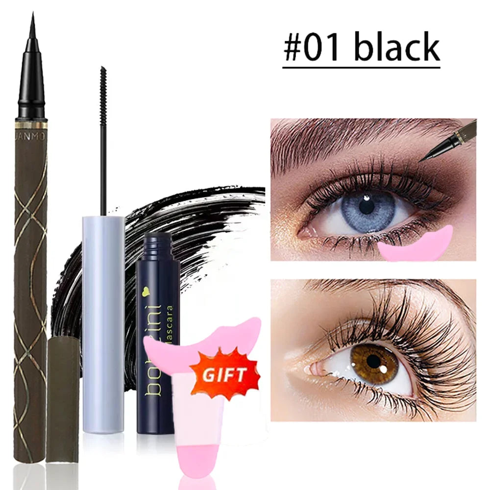 Silk Fiber Mascara – Waterproof Lengthening & Volumizing Lash Mascara✨