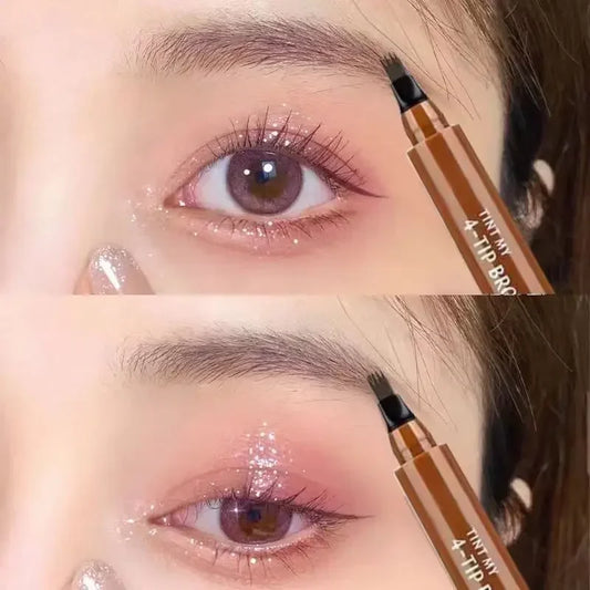 Korean 4-Fork Brow – Pencil – Waterproof, Natural, Long-Lasting✨