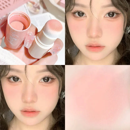 Velvet Mist Blush – Stick – Long-Lasting Cream Blush For Lips & Cheeks, Natural Korean-Style Glow✨