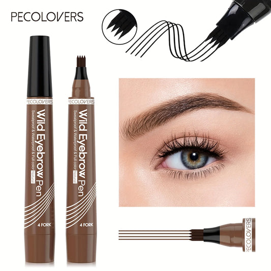 Eyebrow Tattoo Pen – (4-Tip) – Waterproof, Long-Lasting, 5 Shades✨