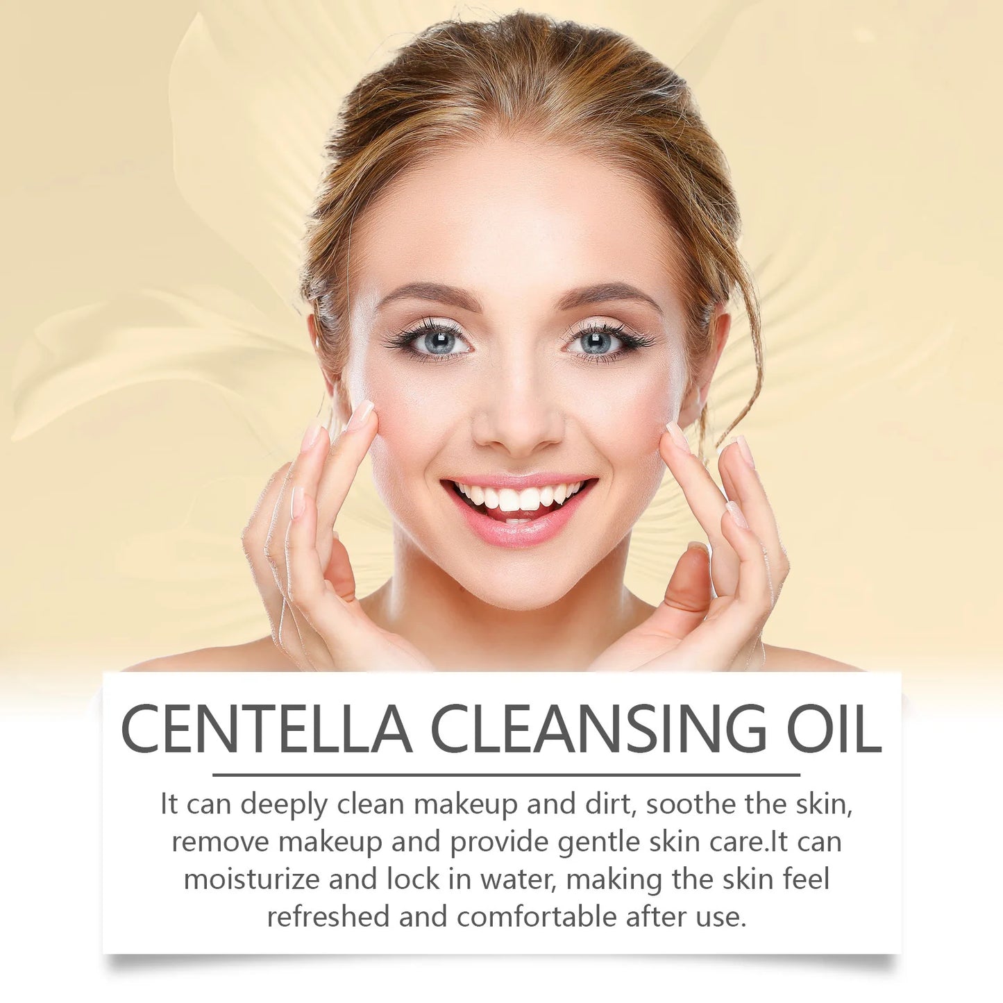 EELHOE Centella Asiatica Cleansing Oil for Sensitive Skin– Gentle Makeup Remover, Barrier Repair & Deep Skin Cleansing