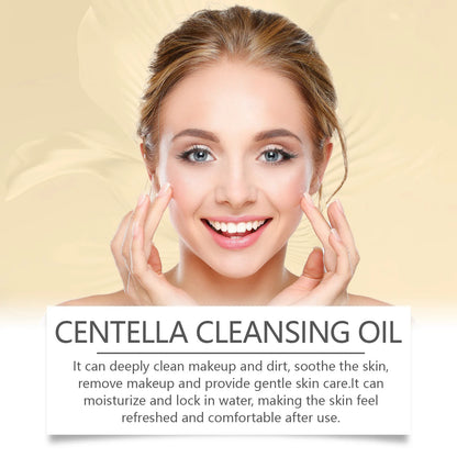 EELHOE Centella Asiatica Cleansing Oil for Sensitive Skin– Gentle Makeup Remover, Barrier Repair & Deep Skin Cleansing