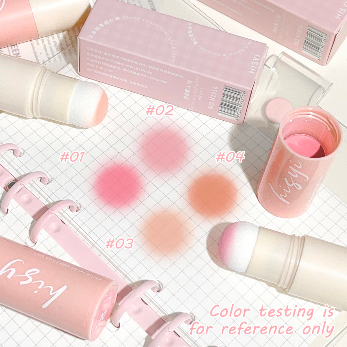 Velvet Mist Blush – Stick – Long-Lasting Cream Blush For Lips & Cheeks, Natural Korean-Style Glow✨