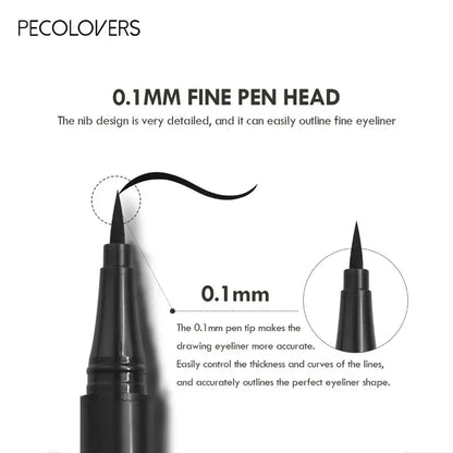 Precision Eyeliner & – Brow Pen Set – Waterproof, Quick-Dry (5Pcs)✨