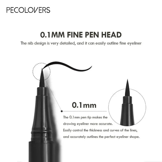 Precision Eyeliner & – Brow Pen Set – Waterproof, Quick-Dry (5Pcs)✨