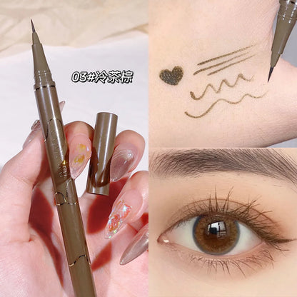 Slim Brown Liquid – Eyeliner – Waterproof, Smudge-Proof, Long-Lasting✨