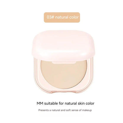 Oil-Control Setting Powder – With Mirror – Brightening, Compact Face Powder✨