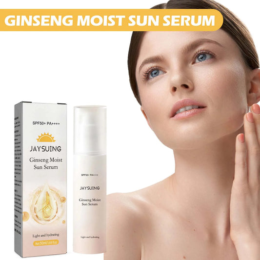 Ginseng Moisturizing Sunscreen – Spf 50 – Antioxidant Uv Protection Cream✨