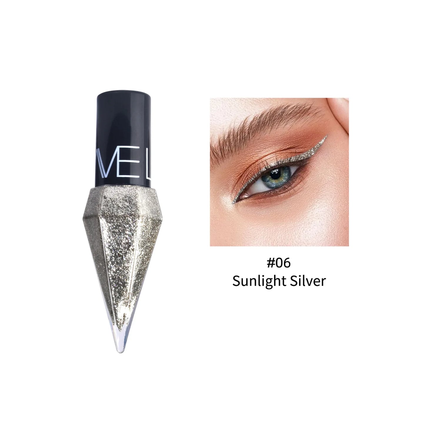 Diamond Shimmer Liquid – Eyeliner Pen – Waterproof, Quick-Dry, Long-Lasting (9-Colors)✨