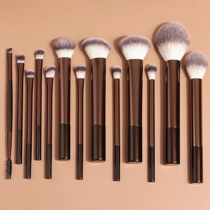 13-Piece Professional Makeup – Brush Set – Foundation, Concealer, Powder, Eyeshadow, Blush &amp; Kabuki Brushes✨