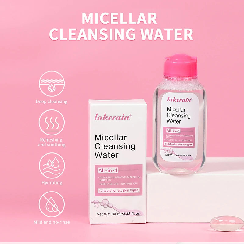 Mild Micellar Cleansing – Water – All-In-One Gentle Makeup Remover✨
