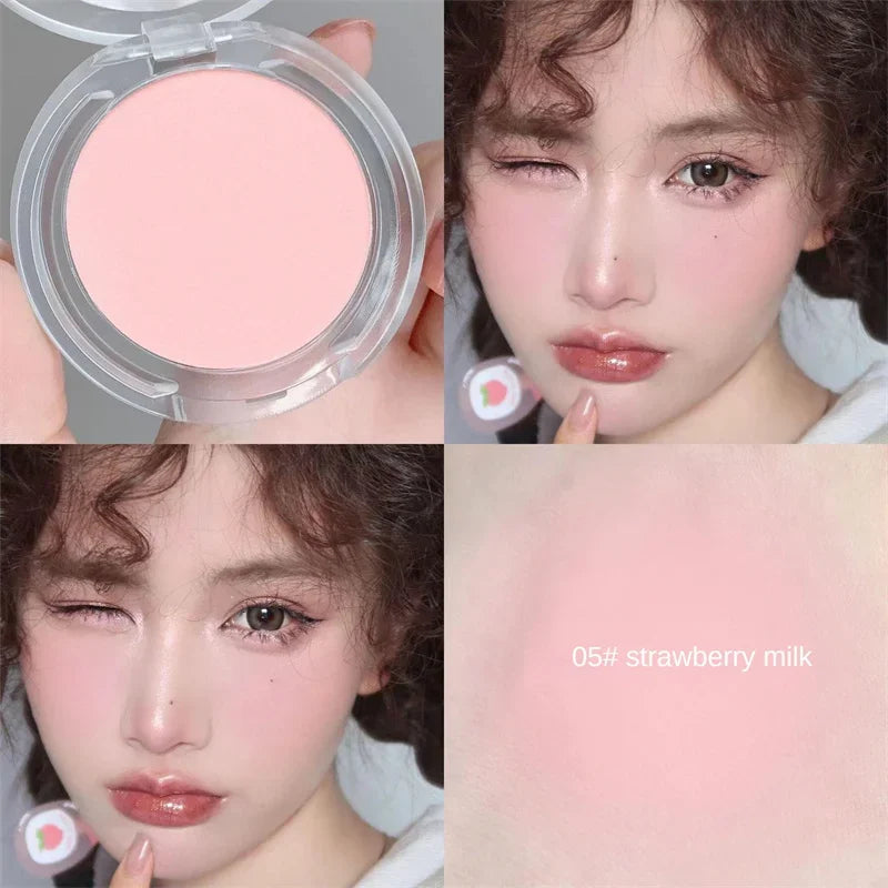 Matte Monochrome Blush – Powder – Natural Cheek Color Brightening Waterproof Face Makeup✨