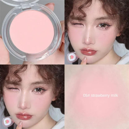 Matte Monochrome Blush – Powder – Natural Cheek Color Brightening Waterproof Face Makeup✨