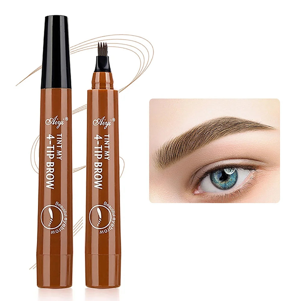 Microblading Brow Pencil – (4-Fork ) – Waterproof, Natural, Long-Lasting✨