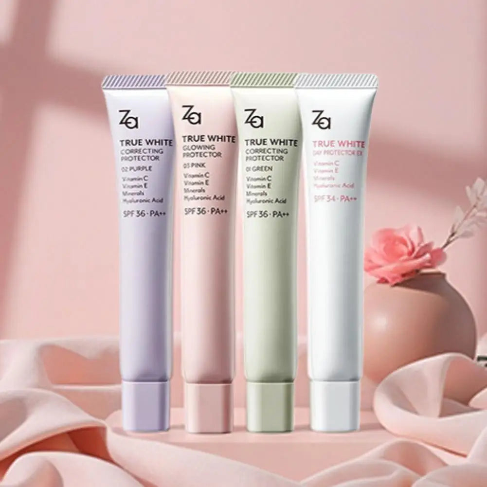 Za True White Glowing Protector SPF 36 Pa++ – Vitamin C / Minerals / Hyaluronic Acid