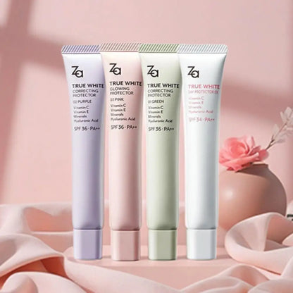 Za True White Glowing Protector SPF 36 Pa++ – Vitamin C / Minerals / Hyaluronic Acid