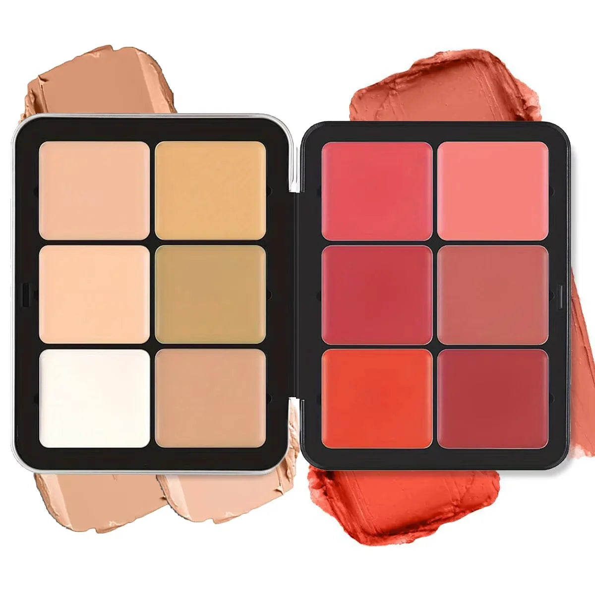 12-Color All-In-One Makeup – Palette – Concealer, Blush, Contour & Highlight Cream Face Palette✨