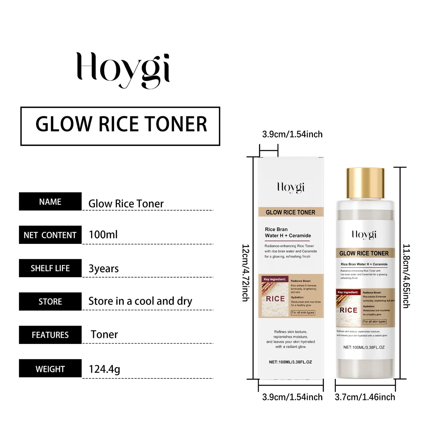 Glow Rice Toner – – Hydrating, Balancing & Pore-Refining Care✨