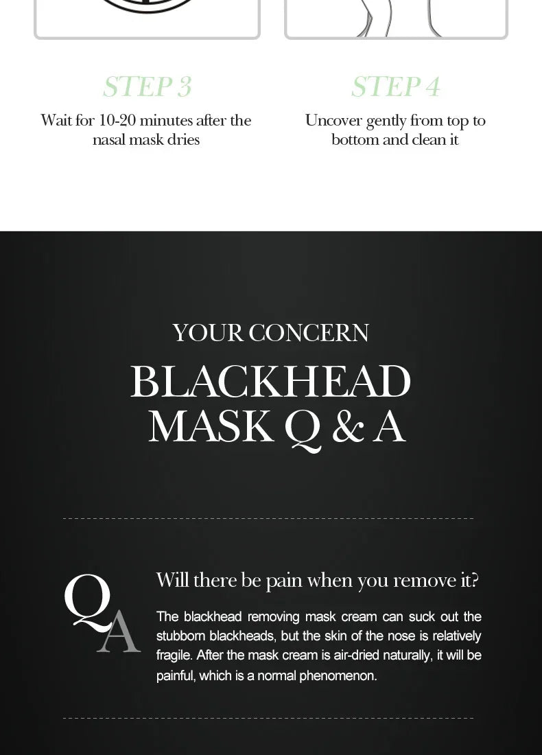 Bamboo Charcoal Blackhead – Remover Mask🖤✨