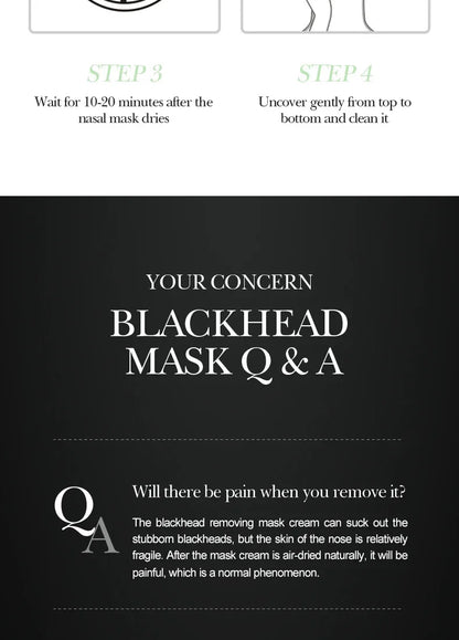 Bamboo Charcoal Blackhead – Remover Mask🖤✨