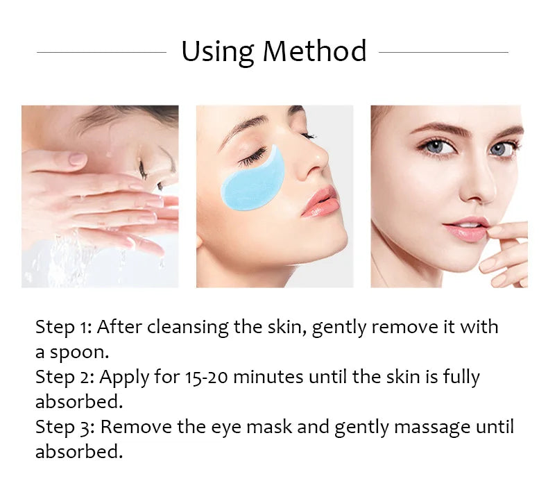 Hyaluronic Acid - Crystal Collagen Eye Masks✨