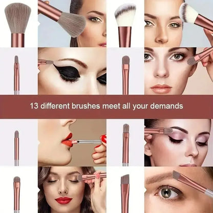 Professional Makeup Brush – Set – Soft Fluffy Foundation, Powder, Eyeshadow &amp; Kabuki Blending Brushes✨
