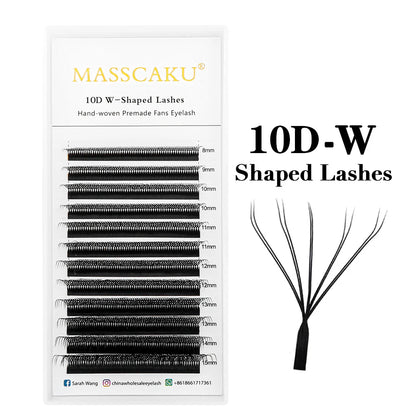 Premium Mink W – Shape Lash Extensions – 3D–6D Volume, 12✨