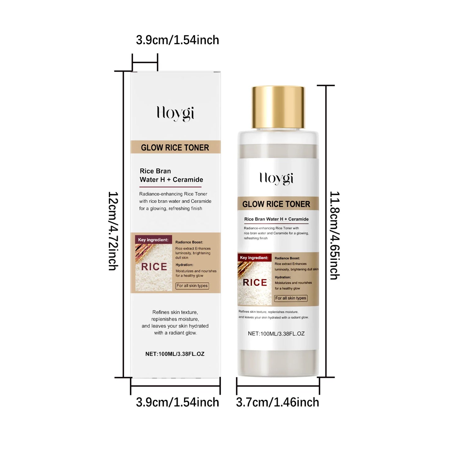 Glow Rice Toner – – Hydrating, Balancing & Pore-Refining Care✨