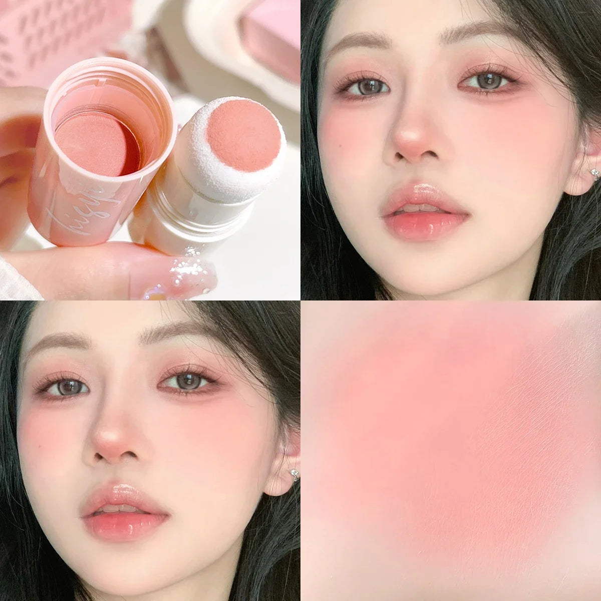 Velvet Mist Blush – Stick – Long-Lasting Cream Blush For Lips & Cheeks, Natural Korean-Style Glow✨