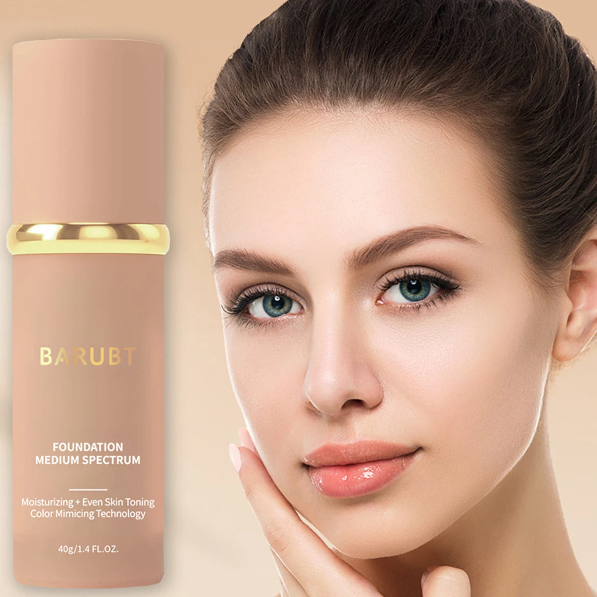 Barubt Temperature-Adapting Foundation – – Waterproof, Moisturizing, Long-Lasting Coverage✨
