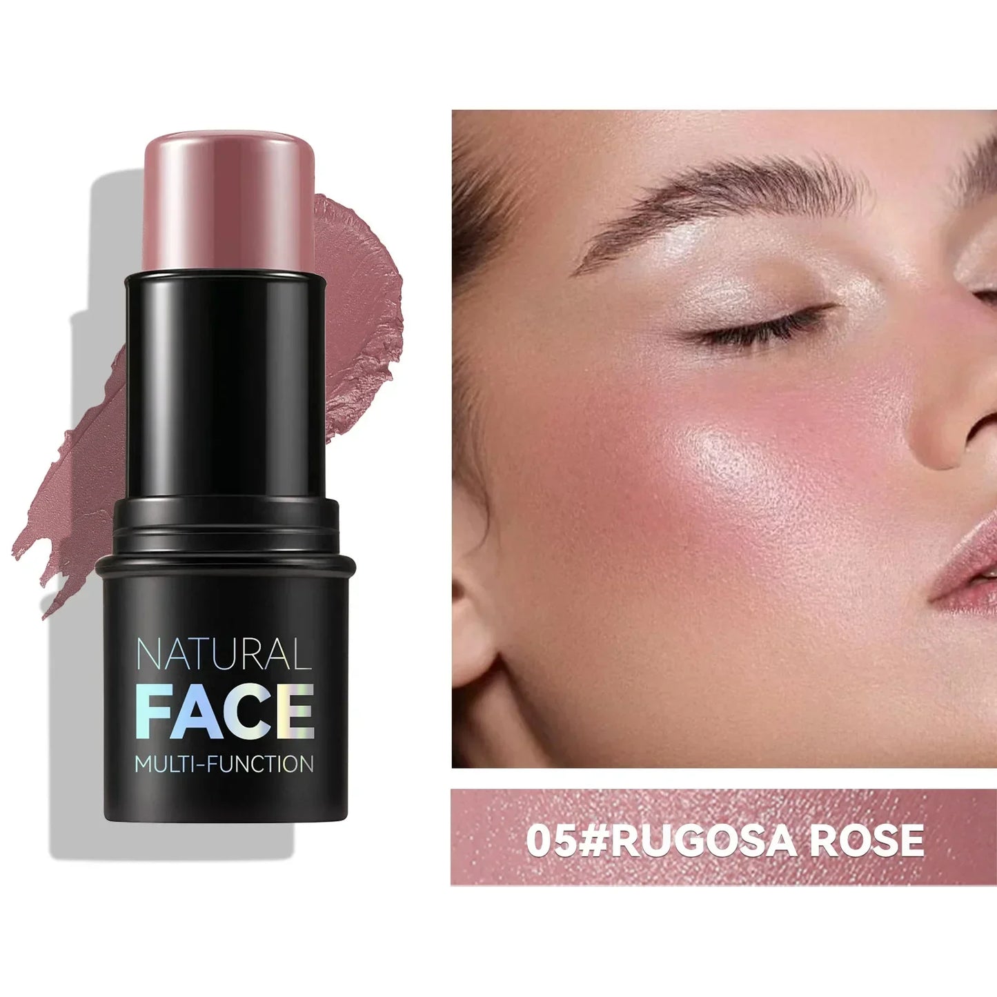 Multi-Function Contour & Highlighter Stick – Cream Bronzer, Blush &amp; Brightening Concealer Makeup Pen✨